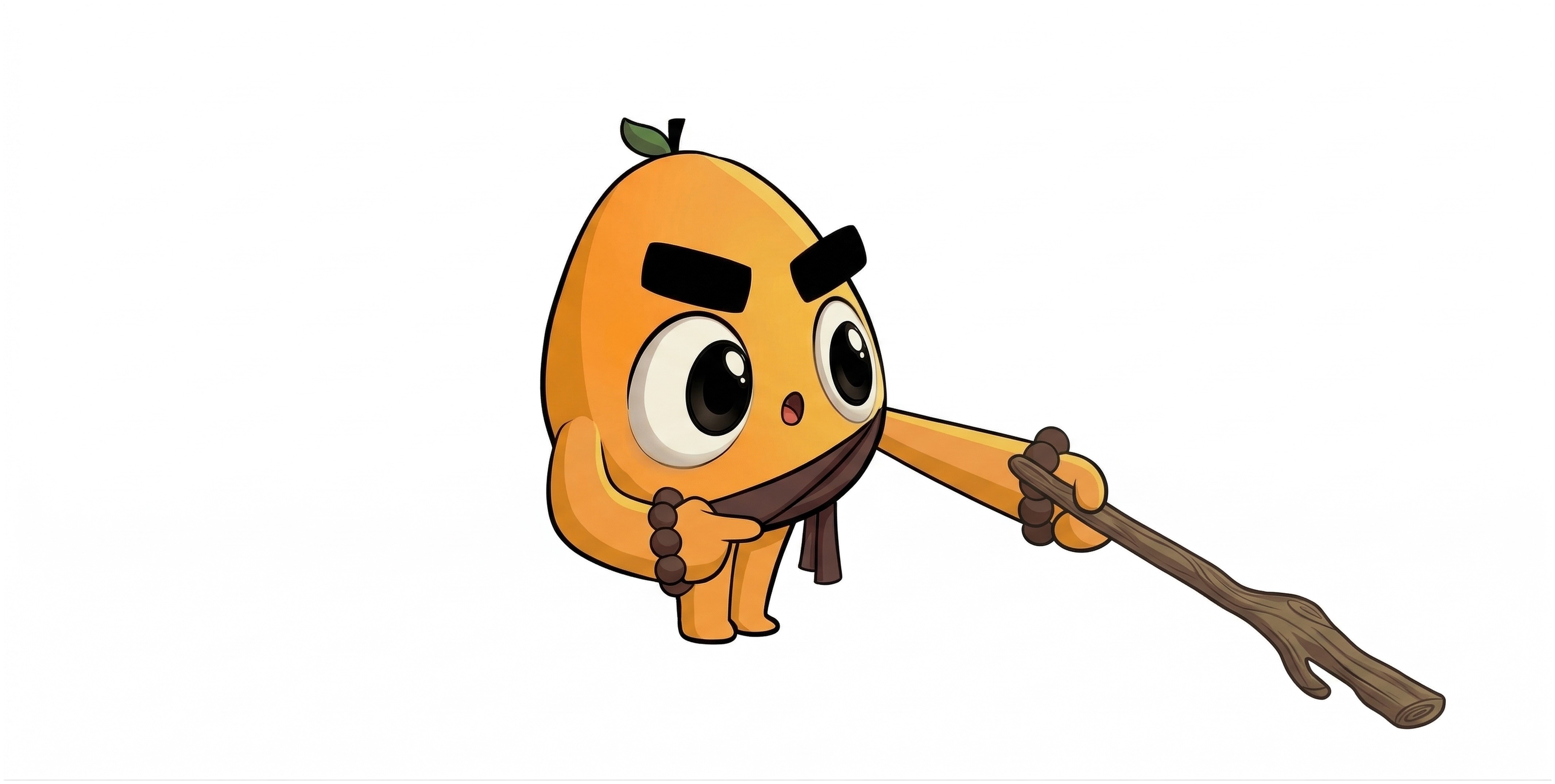 MonkFruit mascot pointing at Heat Stable