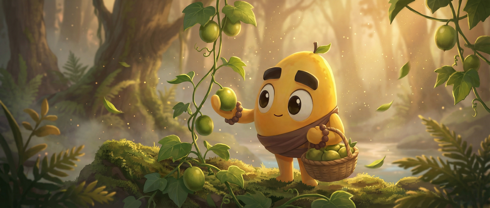 Illustration: Monk Fruit Harvest